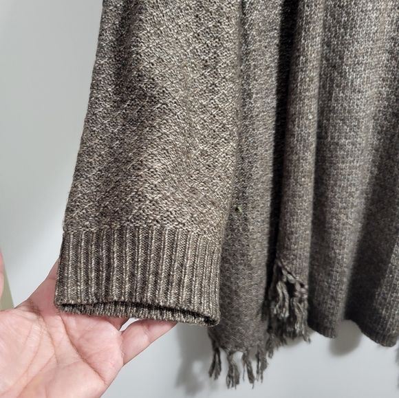 Sonoma brown tweed like open cardigan women's XXL 2075 - Picture 2 of 7